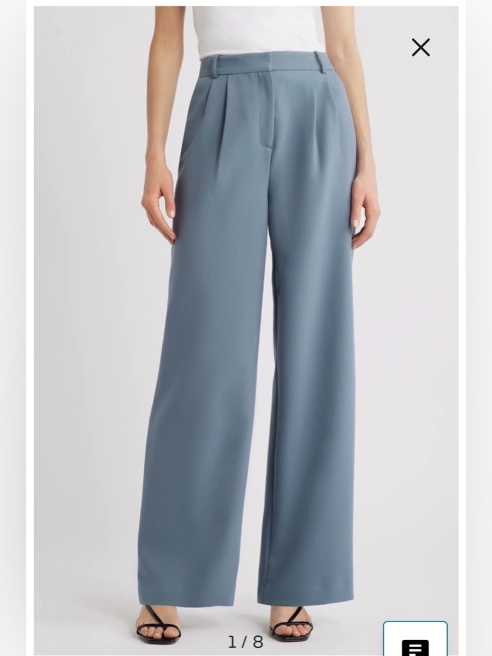 NWT- Open Edit The Icon Trousers, Blue Weather, size 0